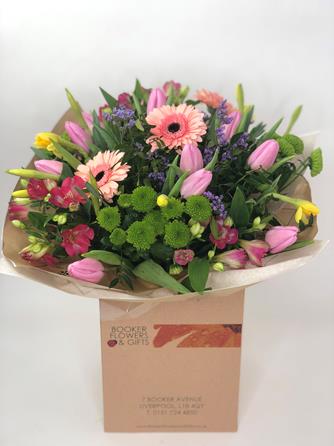 Bouquet in Eco Packaging - Booker Flowers and Gifts